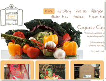 Tablet Screenshot of organiccupboard.com